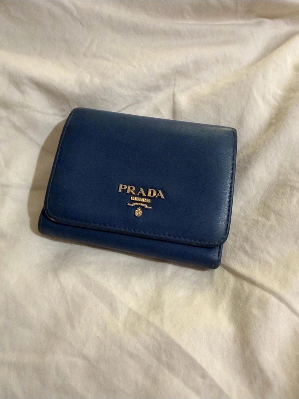 Prada trifold wallet